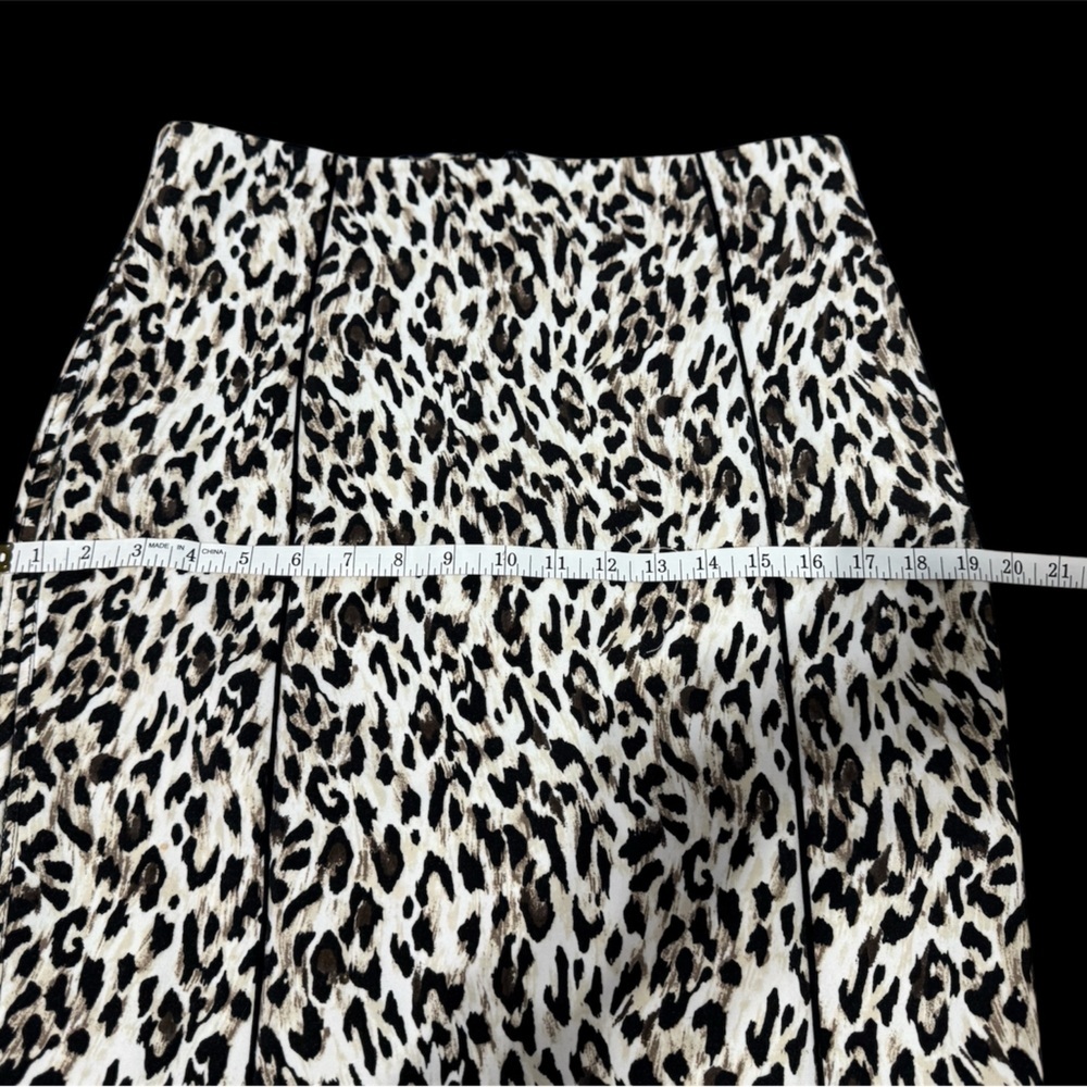 White House Black Market Women’s Animal Print Pencil Skirt Size 10 - Picture 8 of 8